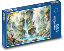 Dżungla Puzzle 130 elementów - 28,7x20 cm