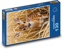 Srnka v obilí Puzzle 130 dílků - 28,7 x 20 cm