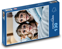 Šťastné opice Puzzle 130 dielikov - 28,7 x 20 cm