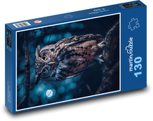 Eule bei Nacht Puzzle 130 Teile - 28,7x20 cm