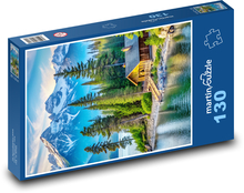 Dům u jezera Puzzle 130 - 28,7x20 cm