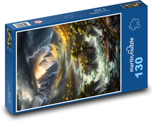Górski krajobraz Puzzle 130 elementów - 28,7x20 cm