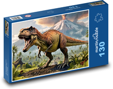 Dinosaurus T rex Puzzle 130 dílků - 28,7 x 20 cm
