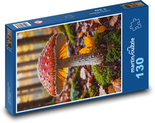 Grzyb trujący Puzzle 130 elementów - 28,7x20 cm