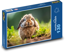 Rabbit with big ears Puzzle 130 pieces - 28.7 x 20 cm 