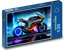 Motorka Puzzle 130 dílků - 28,7 x 20 cm