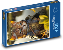 Královská kočka Puzzle 130 dílků - 28,7 x 20 cm