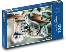 Koala na strome Puzzle 130 dielikov - 28,7 x 20 cm