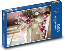 Vianočné dekorácie Puzzle 130 dielikov - 28,7 x 20 cm 