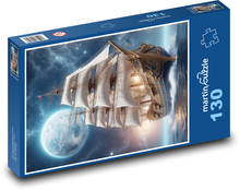 Plachetnice na mori Puzzle 130 dielikov - 28,7 x 20 cm 
