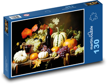 Autumn fruits and vegetables Puzzle 130 pieces - 28.7 x 20 cm 