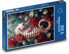 Morský koník Puzzle 130 dielikov - 28,7 x 20 cm 
