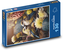 Ptáci fantasy Puzzle 130 dílků - 28,7 x 20 cm