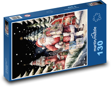 Santa Claus fantasy Puzzle 130 dielikov - 28,7 x 20 cm 