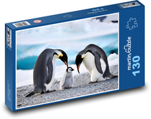 Pinguine - Familie Puzzle 130 Teile - 28,7x20 cm