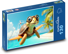 Żółw morski Puzzle 130 elementów - 28,7x20 cm