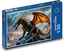 Dragon Puzzle 130 pieces - 28.7 x 20 cm 