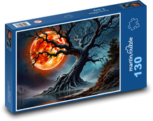 Tree - moon Puzzle 130 pieces - 28.7 x 20 cm 