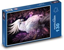 Kakadu - papagáj Puzzle 130 dielikov - 28,7 x 20 cm 