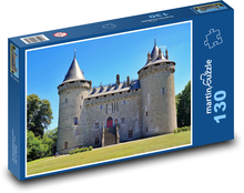 Francja - zamek Combourg Puzzle 130 elementów - 28,7x20 cm