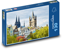 Kolín nad Rýnem v Německu - Katedrála Puzzle 130 - 28,7x20 cm