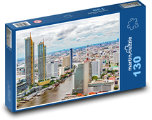 Bangkok - Thailand, Stadt Puzzle 130 Teile - 28,7x20 cm