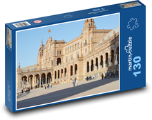 Sevilla - Platz, Spanien Puzzle 130 Teile - 28,7x20 cm