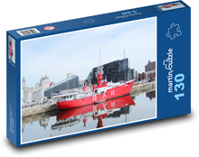 Port w Liverpoolu Puzzle 130 elementów - 28,7x20 cm