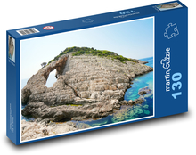 Zatoka - skały Puzzle 130 elementów - 28,7x20 cm