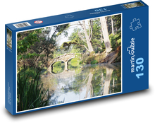 Steinbrücke über den Fluss Puzzle 130 Teile - 28,7x20 cm