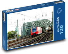 Most kolejowy w Kolonii Puzzle 130 elementów - 28,7x20 cm