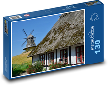 Denmark - Old Mill Puzzle 130 pieces - 28.7 x 20 cm 