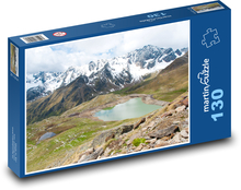 Horská krajina - hory Puzzle 130 dielikov - 28,7 x 20 cm