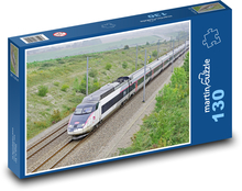 Vlak TGV Puzzle 130 dílků - 28,7 x 20 cm
