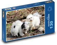 Šteňa - šteňa Puzzle 130 dielikov - 28,7 x 20 cm