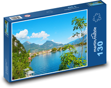 Jezero Garda Puzzle 130 dílků - 28,7 x 20 cm