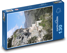 Madonna della Corona - Itálie Puzzle 130 dílků - 28,7 x 20 cm