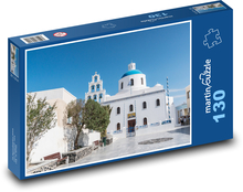 Santorini - Řecko Puzzle 130 dílků - 28,7 x 20 cm