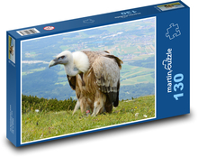 Sęp w trawie Puzzle 130 elementów - 28,7x20 cm