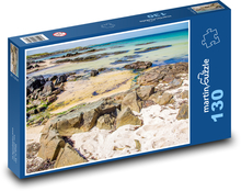 Kamenné pobrežie Puzzle 130 dielikov - 28,7 x 20 cm 