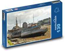 Vrak lodi Puzzle 130 dílků - 28,7 x 20 cm