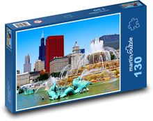 Chicago - USA Puzzle 130 dílků - 28,7 x 20 cm