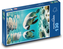 Kapustňák v moři Puzzle 130 dílků - 28,7 x 20 cm