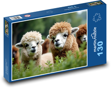 Alpaky Puzzle 130 dílků - 28,7 x 20 cm