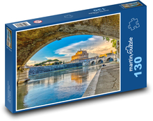 Rom - Engelsbrücke Puzzle 130 Teile - 28,7x20 cm