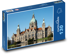 Nowe ratusze w Hanowerze Puzzle 130 elementów - 28,7x20 cm