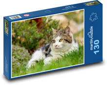 Cat  Puzzle 130 pieces - 28.7 x 20 cm 