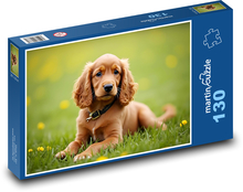 Pes - šteňa Puzzle 130 dielikov - 28,7 x 20 cm