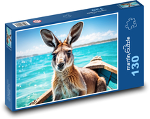 Kangaroo Puzzle 130 pieces - 28.7 x 20 cm 