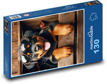 Rottweiler - szczeniak Puzzle 130 elementów - 28,7x20 cm